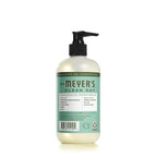 MRS. MEYER'S CLEAN DAY Liquid Hand Soap, Cruelty Free Hand Wash Made with Essential Oils, Basil Scent, 12.5 oz - Pack of 6