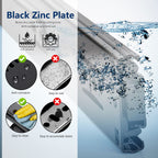 Ravinte 20 Inch Soft Close Drawer Slides 1 Pairs 2 Pack Black Full Extension Ball Bearing Drawer Glide Side Mount