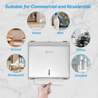 KSITEX Paper Towel Holder Dispenser Wall Mount,SUS304 Stainless Steel