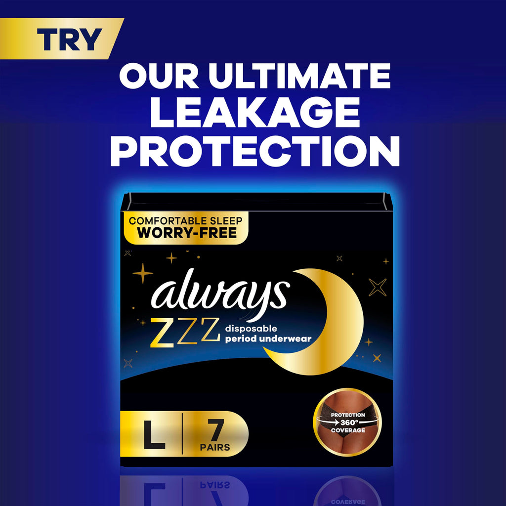 Always Maxi Overnight Pads with Wings for Women, Size 4, Overnight Absorbency, Unscented, 84 Count (3 Packs of 28)