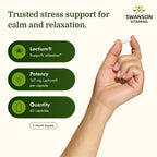 Swanson Women's Anti-Stress Formula (Lactium) - Helps Counter Stress, Promotes Relaxation and Sleep Support - (60 Capsules, 167mg) 1 Pack