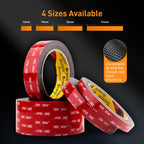 3M Double Sided Tape, Heavy Duty, 1/2” x 18Ft, 5925, Black, 2 Pack