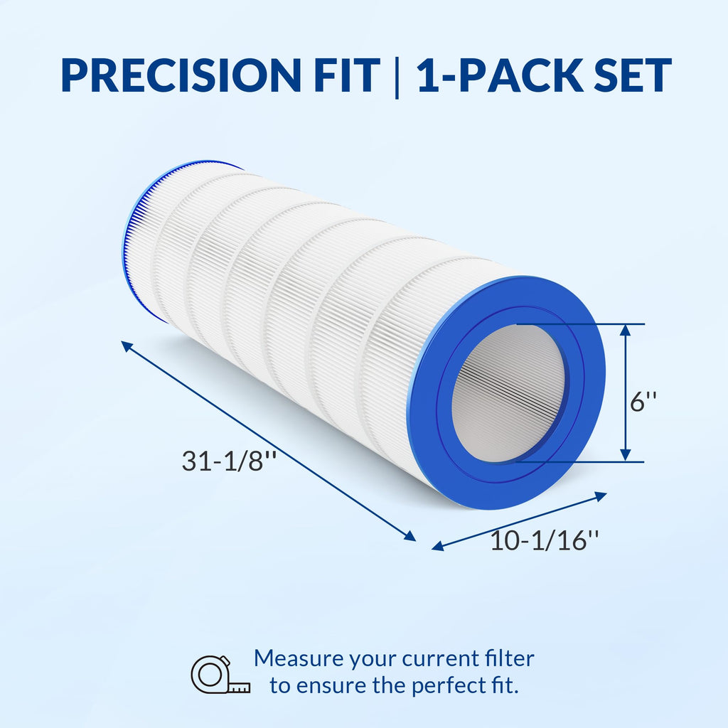 Swimara Pool Filter Cartridge Replacement for Pentair Clean & Clear and Posi-Clear RP Series, 5oz Trilobal Heavy-Duty Fabric, 200 Sq. Ft., CC200 PAP200