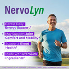 (2 Pack) NervoLyn Capsules - Official Nervo Lyn Advanced Supplement Formula Nerve Health, Natural NervoLyn Brain & Memory Focus Vitamins Suppor for Overal Health & Wellness, 120 Capsules for 2 Months