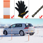 Sunnyglade 100PCS 48" Driveway Marker 5/16" Dia Reflective Driveway Poles
