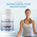 Harmobrain Capsules, Official Harmo Brain Supplement for Brain Health & Memory Support - Maximum Strength, Advanced Formula Nootropic Pills, All Natural Harmobrain Health Support Reviews (3 Pack)