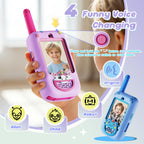 Video Walkie Talkies for Kids, 2 Pack HD Camera Long Range Two Way Radios