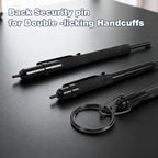 ESENHARBER Handcuff Key, Set of 3 Universal Durable Pocket Keychain Cuff Key, Different Sizes 5.1", 4.75" and 3.6" for Professional, Training & Emergency Use