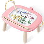 Seimome Magnetic Drawing Board, Toddler Girl Toys for 1-3 Year Old, Doodle Board Learning and Educational Kids Toys- Pink