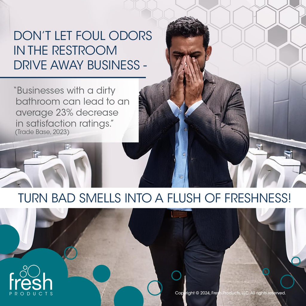 Fresh Products Wave 3D Urinal Screen Deodorizer, Fabulous, 10 packs