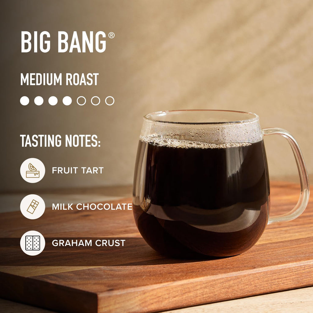 Peet's Coffee Ground Coffee Medium Roast, Big Bang, 18 Ounces