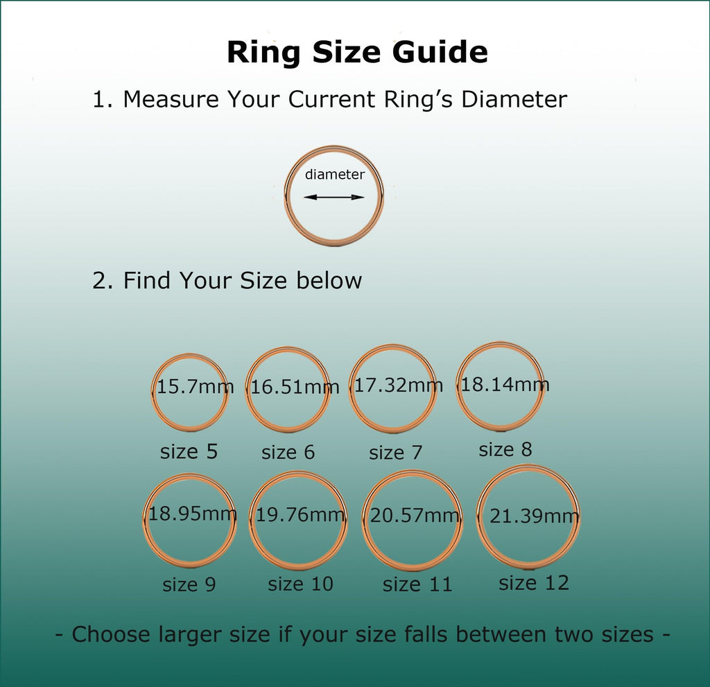 IVY & BAUBLE 6mm Solid Copper Comfort Fit Ring For Men & Women, Size 10