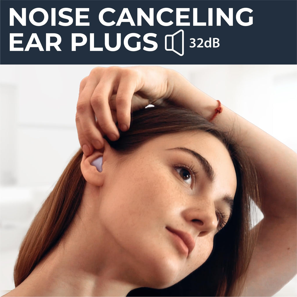 Peace&Quiet PQ Wax Ear Plugs for Sleeping, Swimming - 50 Noise Cancelling Silicone Gel Wax Earplugs, Ear Protection for Sleep and Swim, Soft Pillows with Sound Blocking Level 32Db, (50 Pillows)
