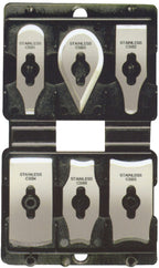 ALLWAY CS6 Soft-Grip Contour Scraper Set with 6 Blades and Blade File