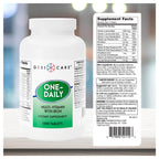 GeriCare One-Daily Multi-Vitamin with Iron, Complete Daily Nutritional Supplement with Essential Minerals for Energy, Immunity, Bone & Overall Wellness, 1000 Count (Pack of 1)