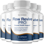 Flow Revive Pills, FlowRevive Supplement, Flow Revive Prostate Supplement Capsules - Maximum Strength Daily Wellness & Comfort, All Natural FlowRevive Pro Health & Wellness Reviews (5 Pack)