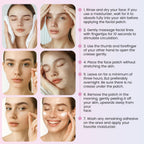 Adellina New Anti Facial Wrinkle Patches: Anti Wrinkle Patches Overnight - Smile Line Pathces - Facial Wrinkle Patche for Forehead, Smile Line, Under Eyes (1 Count (Pack of 144))