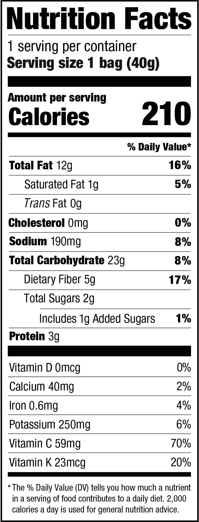 Rhythm Superfoods Crunchy Cauliflower Bites - Organic & Non-GMO, Vegan, Gluten-Free, Vegetable Superfoods - Salted, 1.4 Oz (Pack Of 8)
