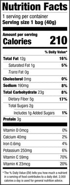 Rhythm Superfoods Crunchy Cauliflower Bites - Organic & Non-GMO, Vegan, Gluten-Free, Vegetable Superfoods - Salted, 1.4 Oz (Pack Of 8)