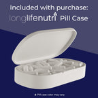 LongLifeNutri Policosanol 100mg - 200 Vegetarian Capsules, Natural Sugar Cane Supplement for Balanced Cholesterol, 3-Month Supply, Non-GMO, Lab Tested, Made in USA