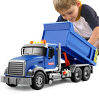 Dwi Dowellin Kid Trucks Toys for Boys Age 3-5,Big Dump Truck with Lights and Sounds,Kids Boy Toys Christmas Birthday Gift Car