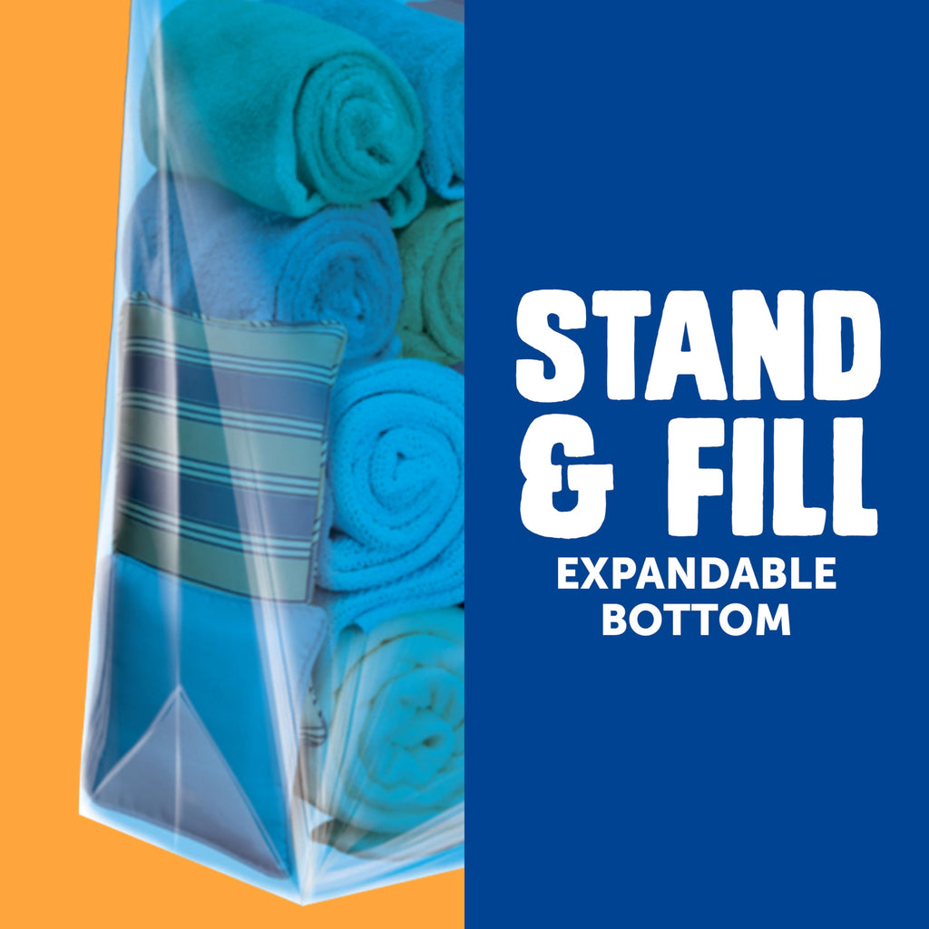 Ziploc Big Bags, 20 Gallon XXXL Reusable Storage Bags, 6 Count