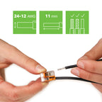 Wago 221-412 Lever-Nuts 2 Conductor Compact Connectors 100 PK