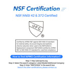 ICEPURE RWF5800A Replacement for Frigidaire EPTWFU01, EWF02, Pure Source Ultra II, PureSource Ultra 2, SCWFTCTO1, EPTWFUO1, GP006, CLCH128, SMF1007, DE022 TH-01 MR022 Refrigerator Water Filter 2PACK