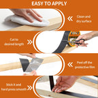 JOAPRIL 8pack Joist Tape 2" x 50' Butyl Joist Tape for decking, Self Adhesive Deck Tape for Hardwood for Top of Joists, Rim Joists, Under Joists and Beams -New Package