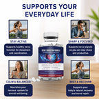 M PAIN MANAGEMENT TECHNOLOGIES Nerve Support Supplement - Nitric Oxide/L-Arginine - Feet Hand Legs Toe Maximum Strength Nerve Support Formula 120 Caps
