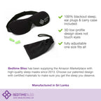 Eye Mask for Sleeping | Sleep Mask Men/Women Better Than Silk Our Luxury Blackout Contoured Eye Masks are Comfortable - This Sleeping mask Set Includes Carry Pouch and Ear Plugs (Lavender)