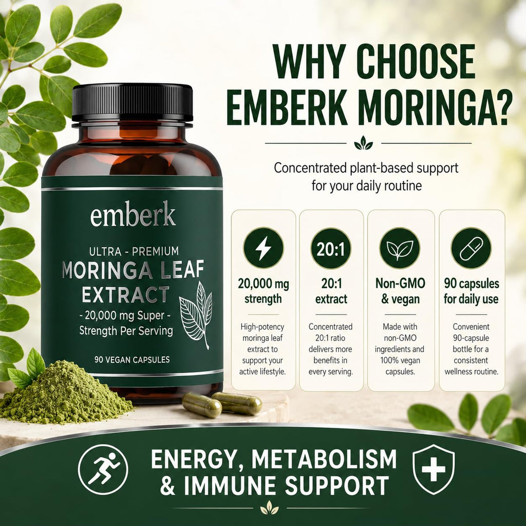 Moringa Capsules -20,000 mg Strength,