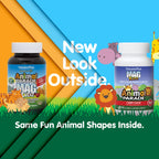 NaturesPlus Animal Parade MagKidz, Natural Cherry Flavor - 90 Animal-Shaped, Chewable Tablets - Pack of 3 - Bone & Muscle Health Support - Non-GMO, Vegan, Gluten Free, Sugar Free - 135 Total Servings