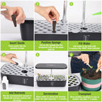 52 Pods Smart Hydroponics Growing System Indoor Herb Garden with Auto Timer