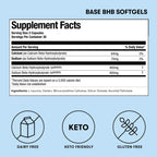 Perfect Keto Beta-Hydroxybutyrate (goBHB) Exogenous Ketones Capsules