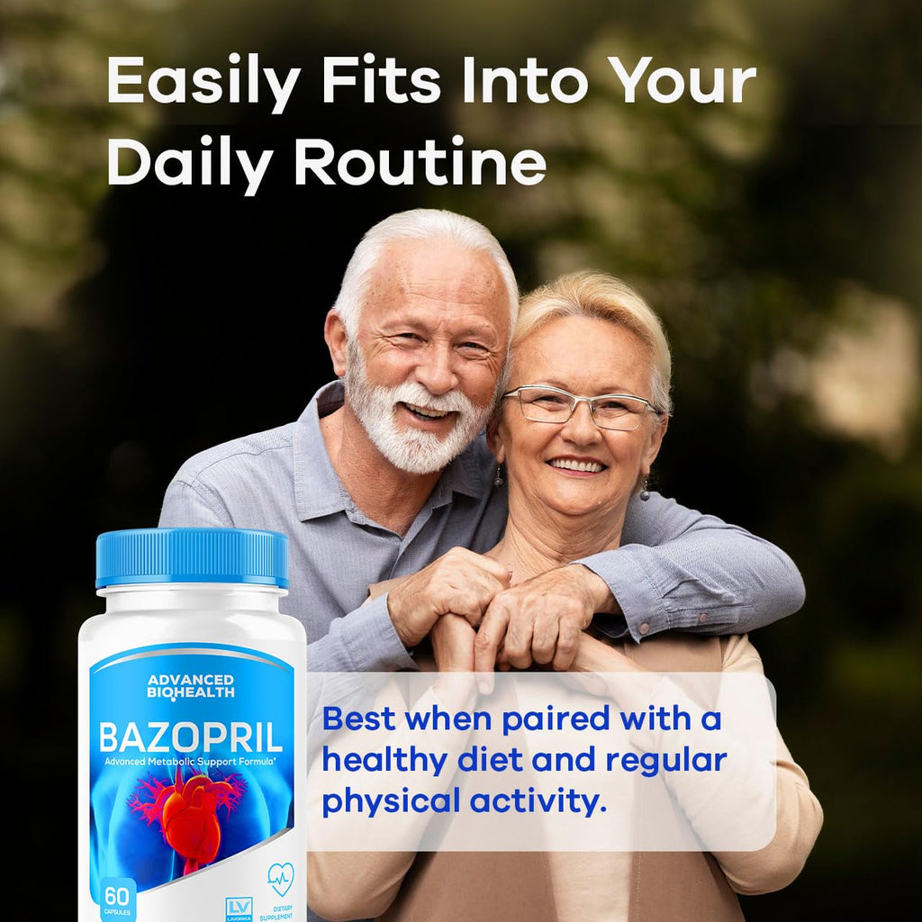 (2 Pack) Bazopril Capsules - Official Bazoprill Advanced Supplement Pills Blood Balance Health Support Formula, Natural Basopril Pills for Overall Health & Wellness Reviews, 120 Capsules for 2 Months