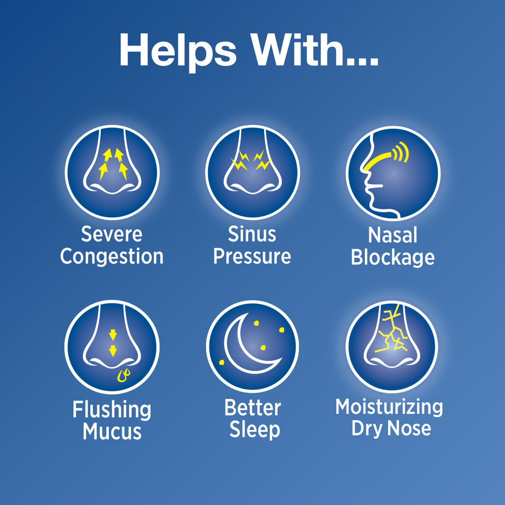 Simply Saline Extra Strength for Severe Congestion Relief Nasal Mist: 4.6oz 24-Pack