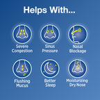 Simply Saline Extra Strength for Severe Congestion Relief Nasal Mist: 4.6oz 24-Pack