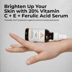 Skin Deva 20% Vitamin C Serum Anti Aging Face Serum with Hyaluronic Acid & Vitamin E – Brightening Formula for Improving Appearance of Dark Spots, Fine Lines & Wrinkles – All Skin Types, 1 fl oz