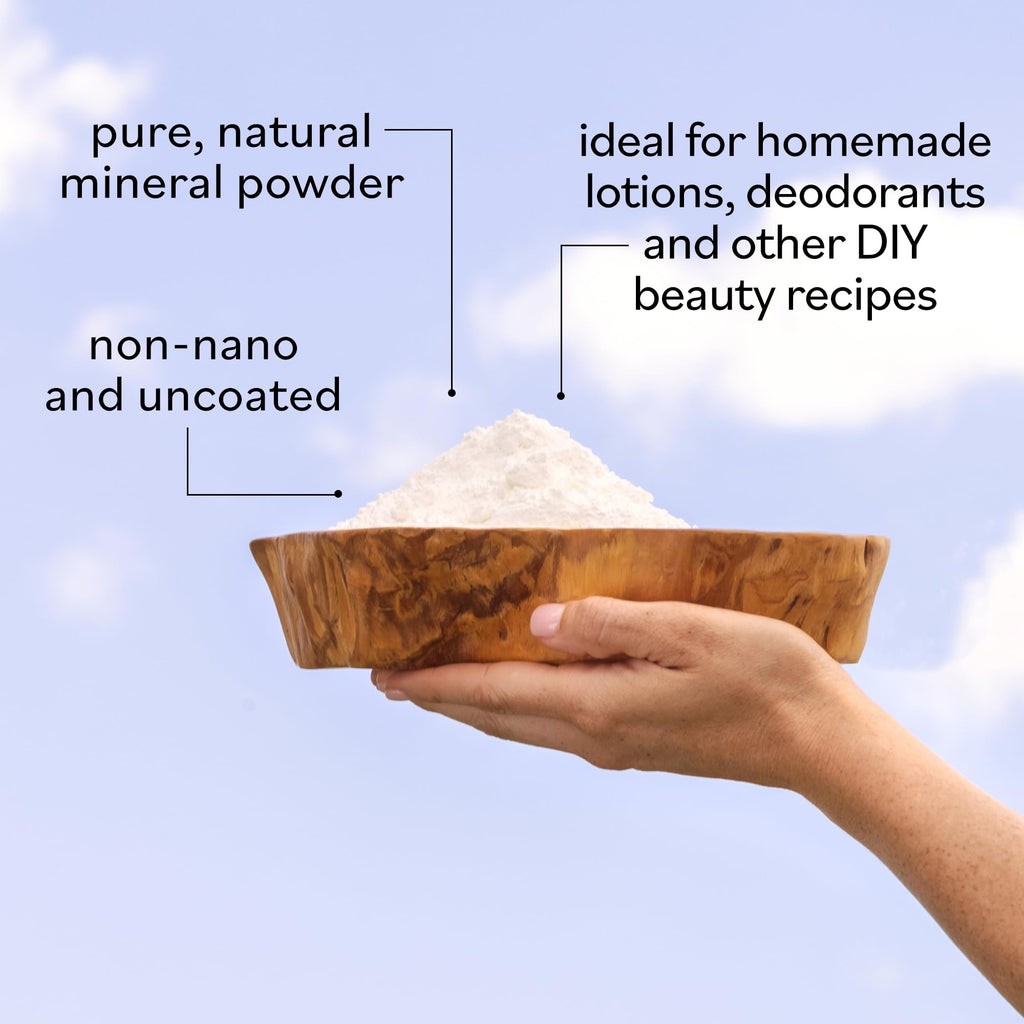 Sky Organics - Zinc Oxide Powder, 16 oz - Non-Nano & Uncoated - Make Your Own Lotion, Deodorant, Cream, Soap - DIY Essentials - Resealable Bag - Natural, Vegan & Cruelty Free - Beauty & Personal Care