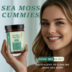 FW ZONE Sea Moss Gummies 16-in-1 with Black Seed Oil, Ashwagandha, 30 Servings, Irish Seamoss Gummies Boosts Immune Support, Wellness and Digestion