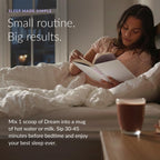 Beam Dream Sleep Powder – Sleep Aid for Adults with Melatonin, Magnesium, L-Theanine, Reishi Mushroom & Apigenin Sleep Supplement, Sleepy Cocoa Bedtime Drink Mix, Starter Set, 10 Servings & Frother
