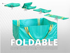 Dumpster Bag for Waste Management, Reusable Yard Waste Container - 1 Pack