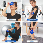 Reusable Round Hot and Cold Gel Ice Packs for Injuries | Cold Compress, Ice Pack, Cold Pack, Gel ice Pack, Cold Packs for Injuries | 5 Pack