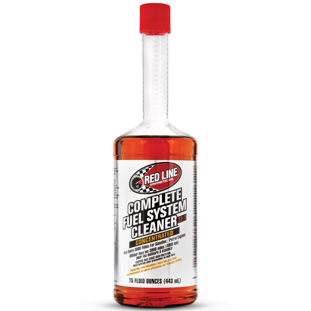 Red Line 60103 SI-1 Complete Fuel System Cleaner, Cleans and Prevents Corrosion in Fuel Systems, Cleans Injectors, Carburetors, Valve and Combustion Chamber Deposits - 15 Ounce (2 Pack)