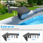 Solar Pool Lights,2026 Upgraded Solar Powered Above Ground Pool Lights,Frame Pool light Waterproof,Outdoor Swimming Pool Solar Light,Color Changing Pool Lighting for Above Ground Pool Accessories-2PCS