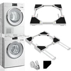 Washer and Dryer Stacking Kit - Universal Stacking Kit with Pull-Out Drying Rack for Laundry Room - Adjustable 24" - 29" - Space-Saving