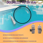 supeiqality Upgrade DEX2422Z2 Filter Seal Compatible with Hayward Pro-Grid DE DE2420 DE3620 DE4820 SwimClear Filters C2030 C3030 C5025 C5030 C2020 C3020 C4020 Pool Filter Parts 2-Year Warranty