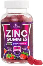 Zinc Gummies 50mg Per Serving - Immune Skin & Bone Support Health Gummy - Premium Antioxidant Chewable, High Absorption Vegan, Best Zinc Supplements Vitamin for Adults, Tasty Berry Flavor, 120 Gummies