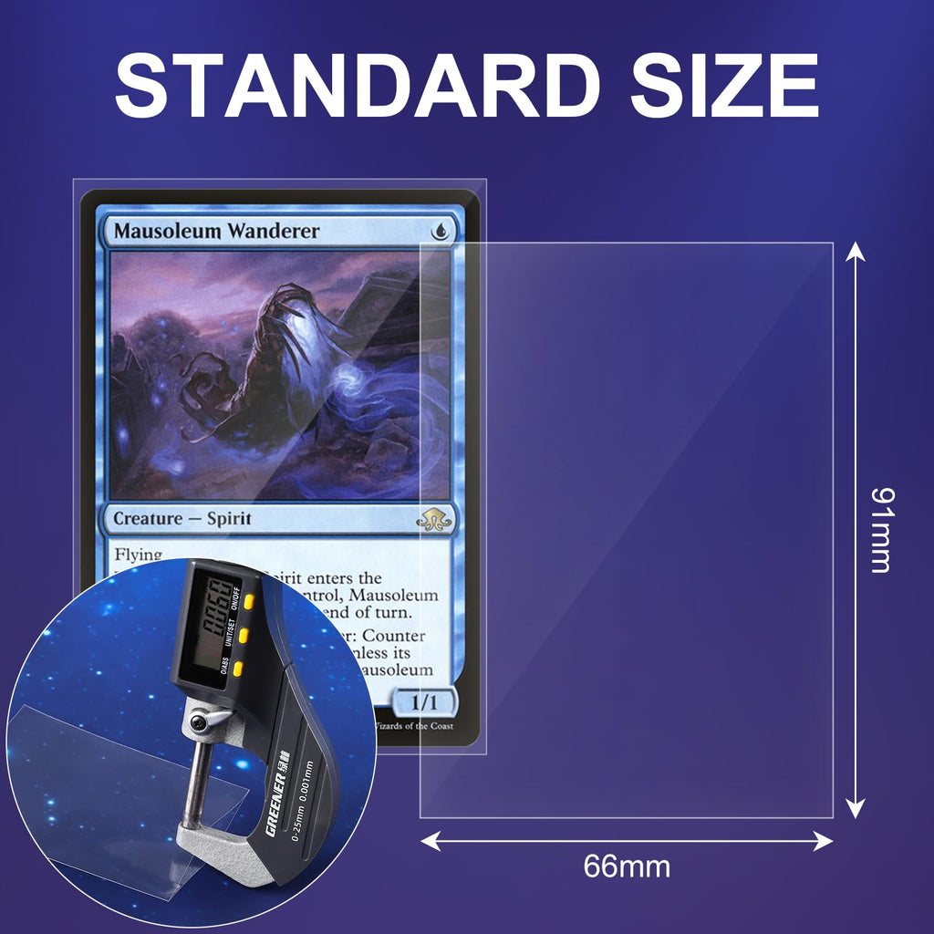 6000ct Card Sleeves for Trading Card,Soft Penny Baseball Card Sleeves,Clear Plastic Card Protectors Fit for MTG,TCG,Baseball,Football,Sports,Game Cards